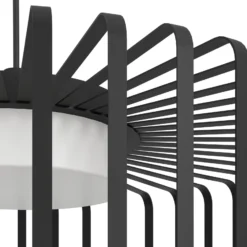 EGLO connect LED-Hängeleuchte Ginestrone-Z, 1-fl., schwarz