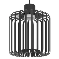 EGLO connect LED-Hängeleuchte Ginestrone-Z, 3-fl., schwarz