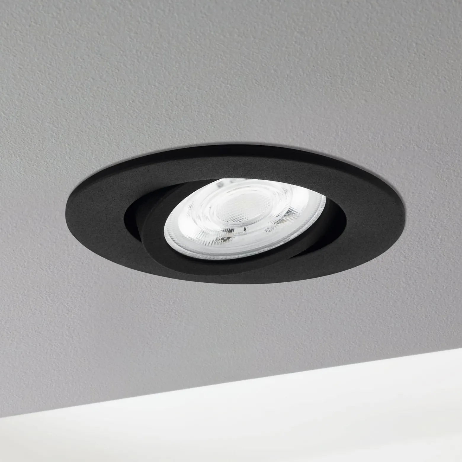 EGLO connect Saliceto-Z LED-Einbauleuchte, schwarz