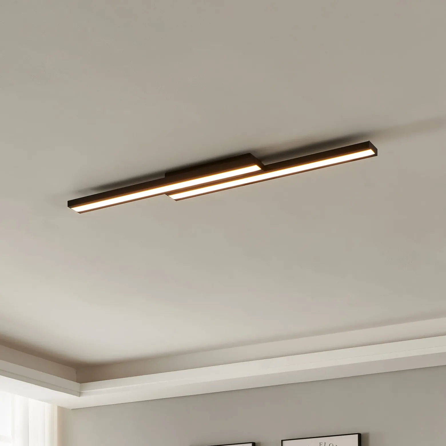 EGLO connect Saliteras-Z LED-Deckenleuchte schwarz