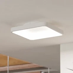 EGLO connect Smart-LED Deckenleuchte Loretello-Z, eckig,weiß