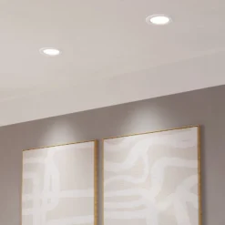 EGLO connect Smart-LED-Einbauleuchte Fueva 6-Z, weiß, Ø 12cm