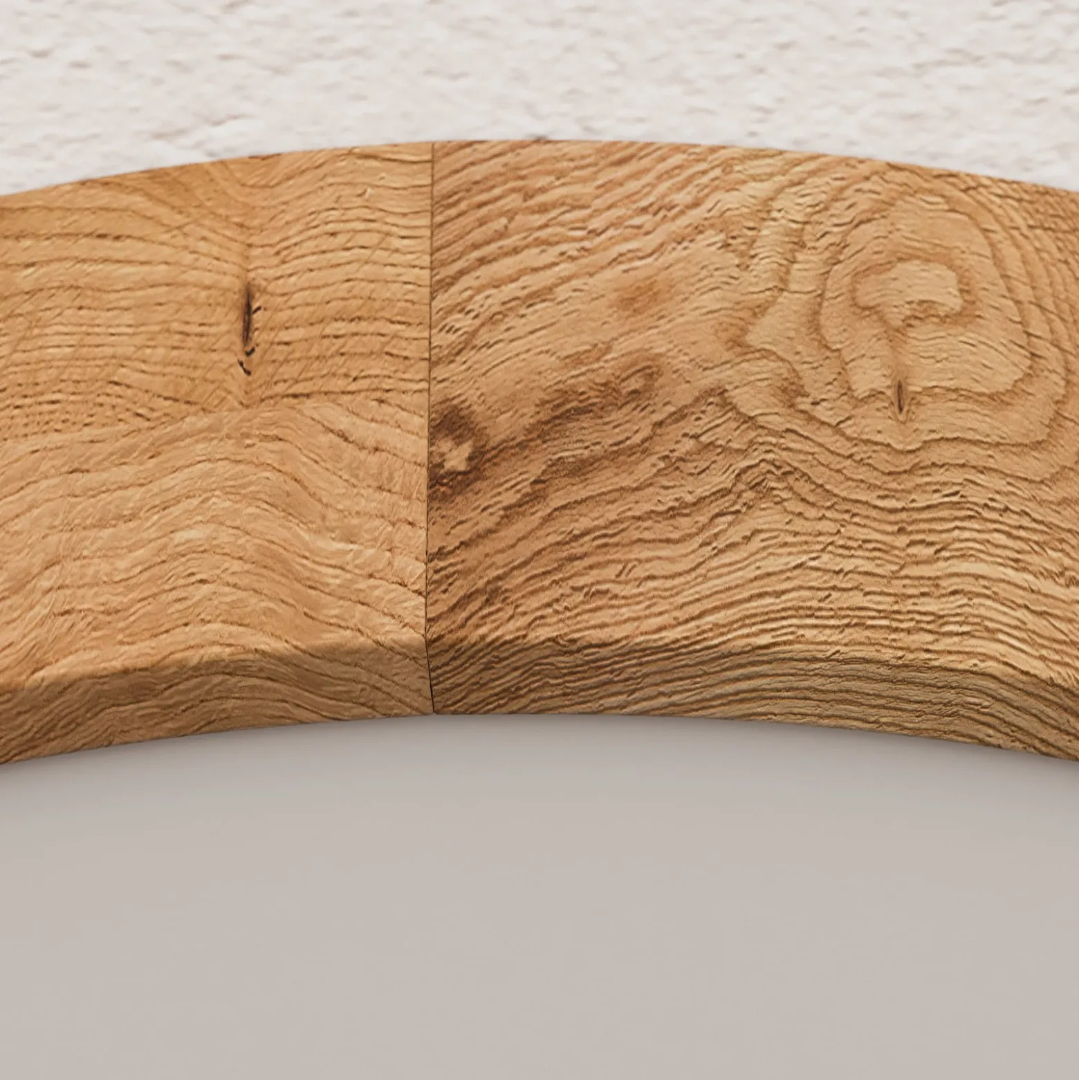 Envostar Deckenleuchte Kerio, Ø 47 cm, Eichenholz natur