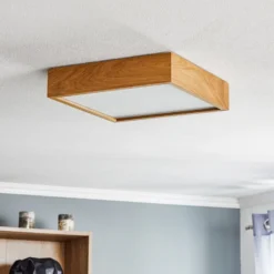 Envostar Kerio Deckenlampe 37,5x37,5cm eiche hell