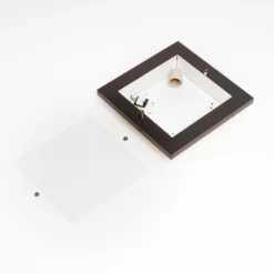 Envostar Kerio Deckenlampe, 30x30 cm, wenge