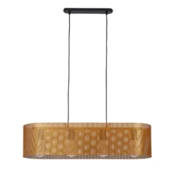 Euluna Hängeleuchte Zofia, goldfarben, Länge 82 cm