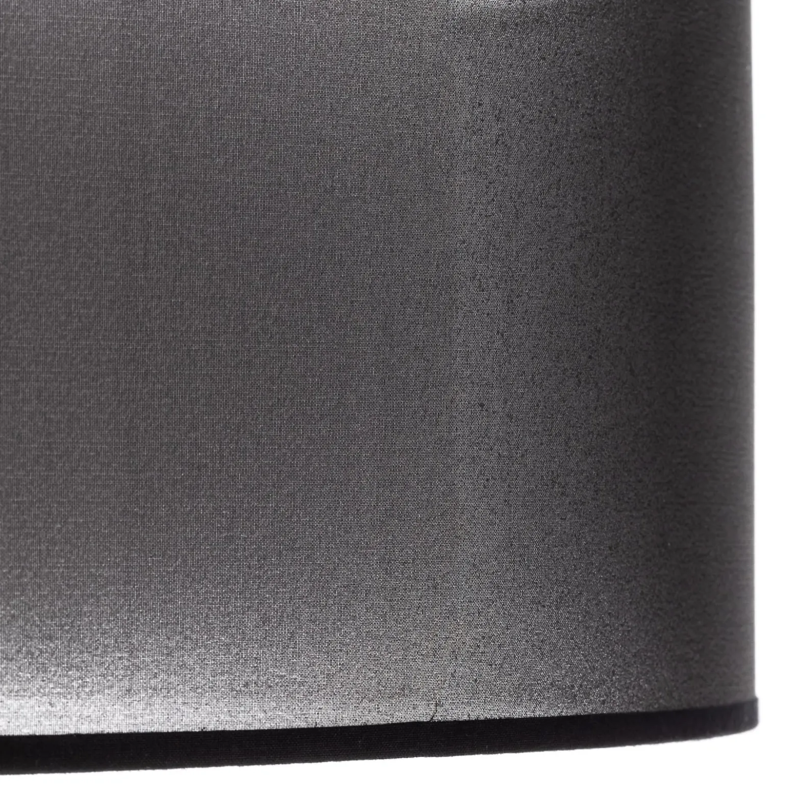 Euluna Tibu Deckenleuchte, Textil, Ø50cm, schwarz