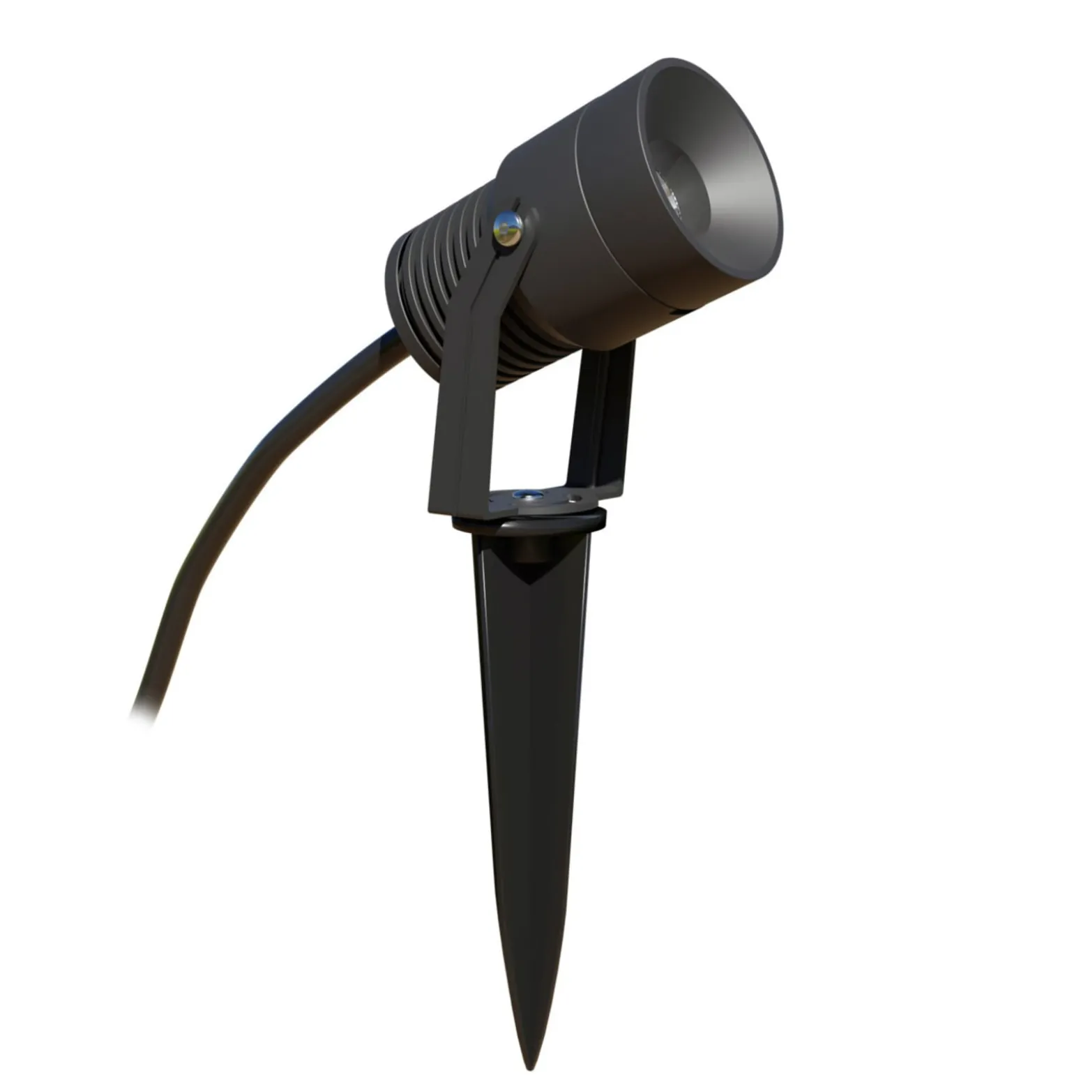 EVN Merlo LED-Gartenspot mit Erdspieß, 3.000K, 10W