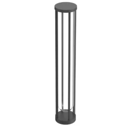 FLOS In Vitro Bollard 3, 2.700 K 90 cm anthrazit