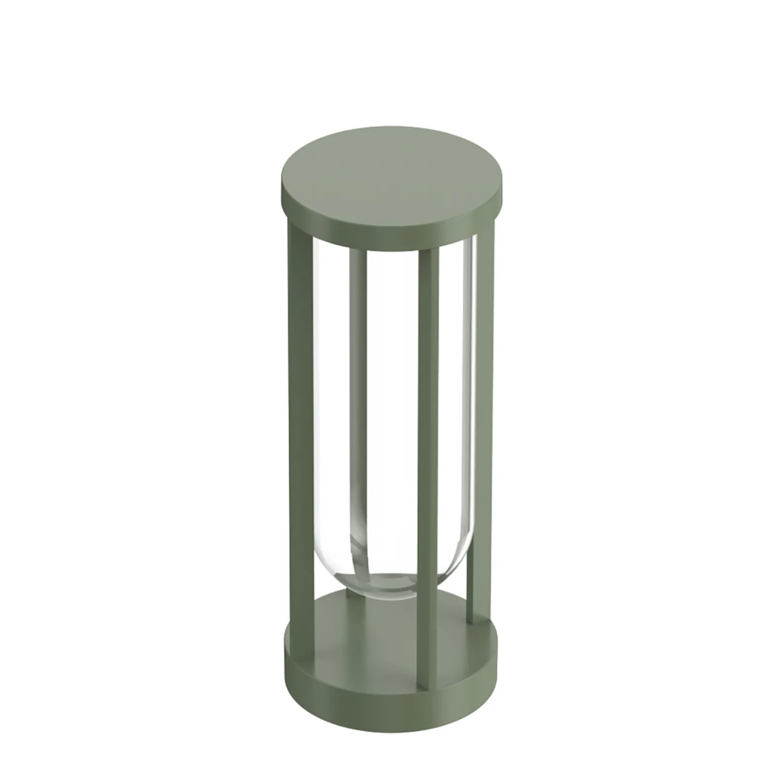 FLOS In Vitro Bollard 1, 2.700 K, 40 cm, hellgrün