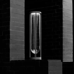 FLOS In Vitro Bollard 3, 2.700 K 90 cm schwarz