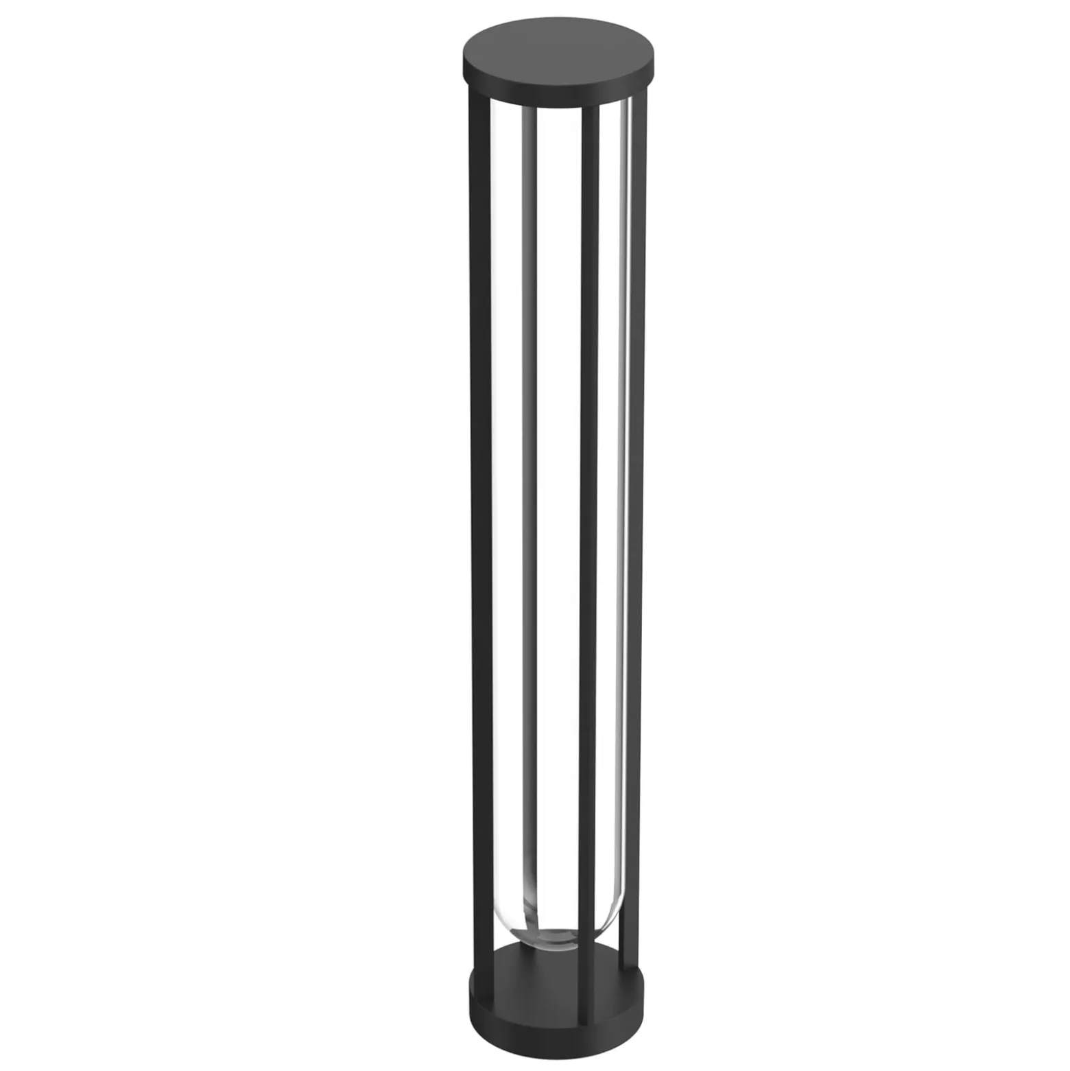 FLOS In Vitro Bollard 3, 2.700 K 90 cm schwarz