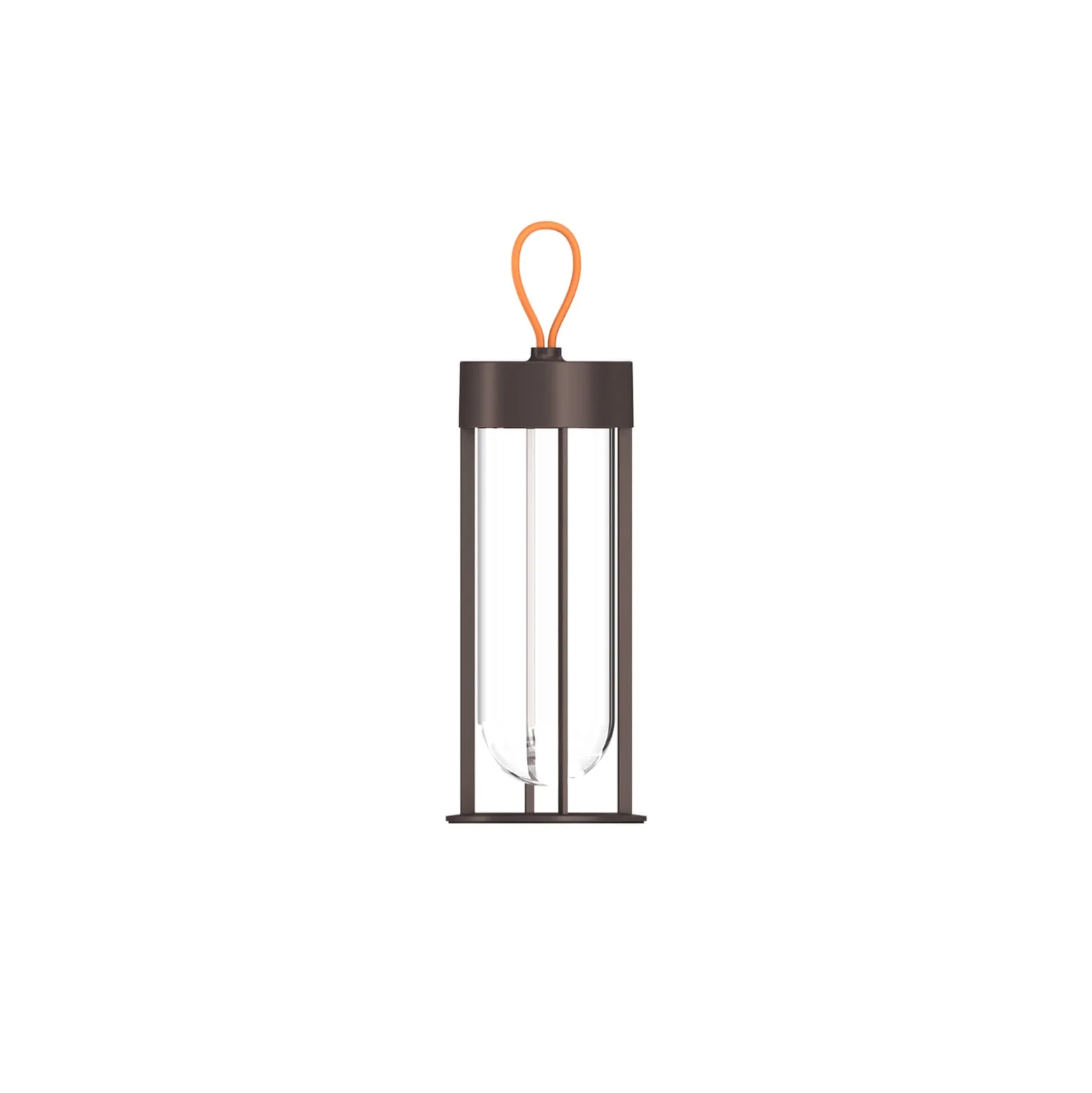 FLOS In Vitro Unplugged LED-Leuchte braun 3000K