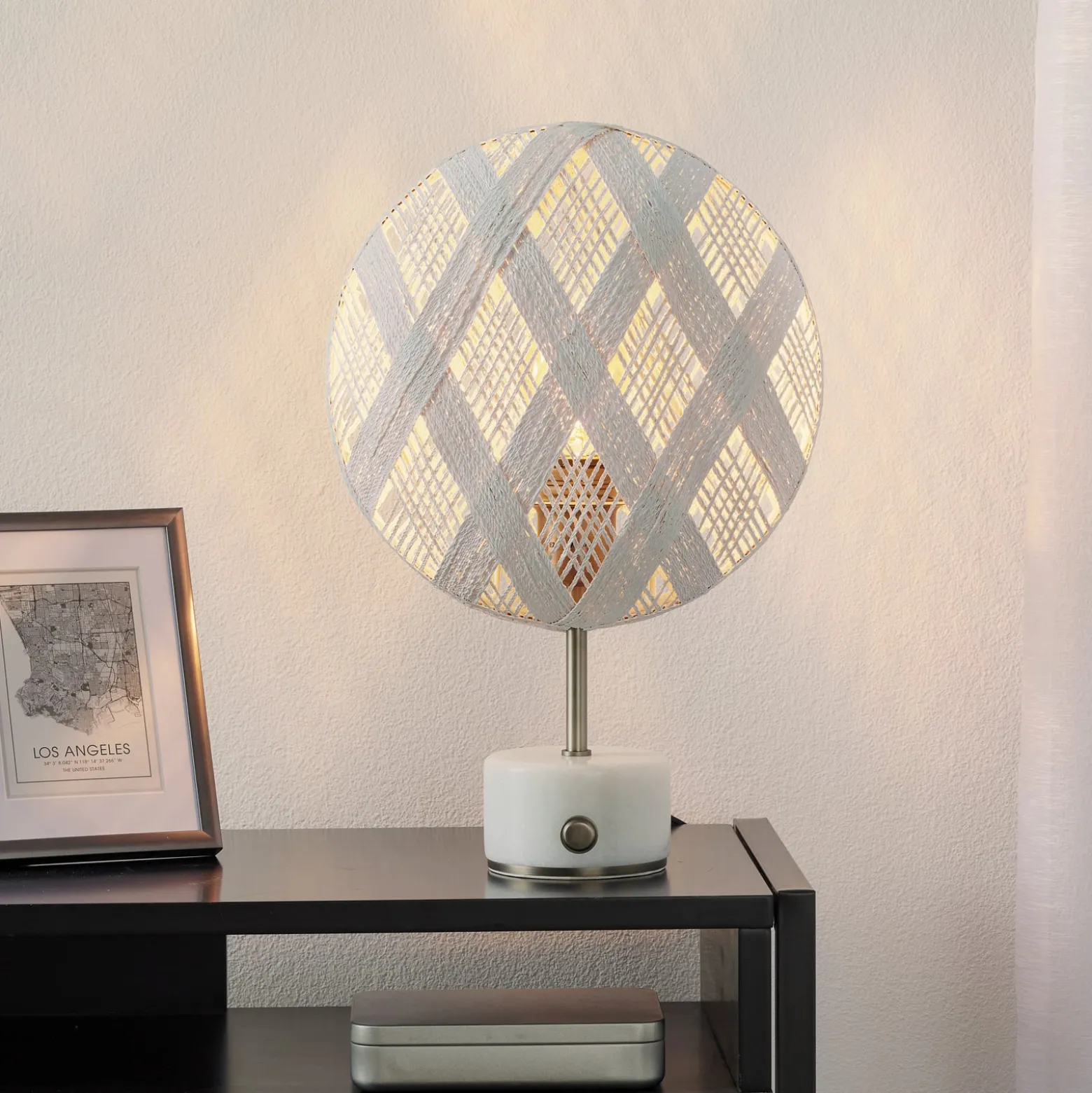 Forestier Chanpen S Diamant Tisch silber/weiß