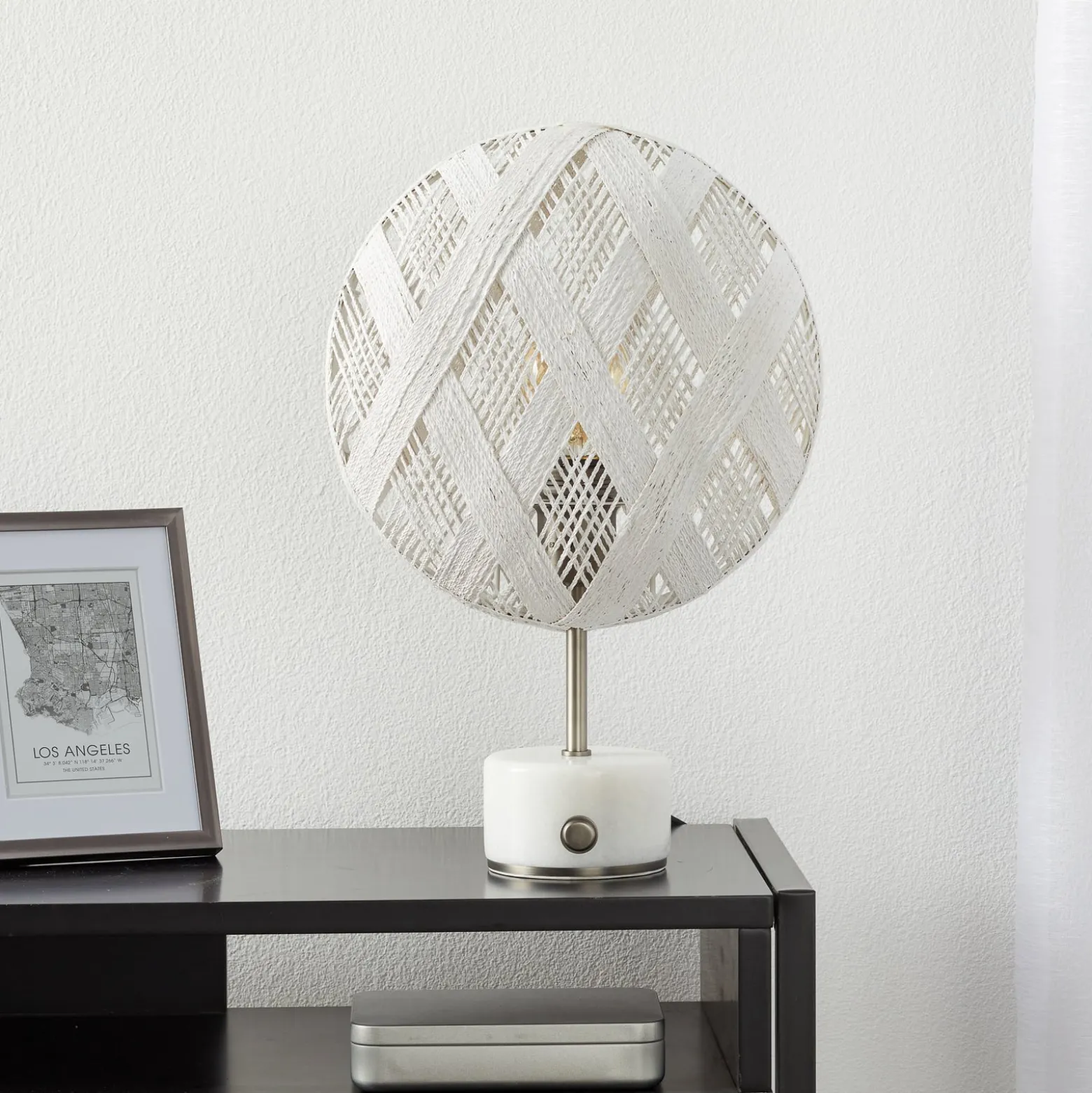 Forestier Chanpen S Diamant Tisch silber/weiß
