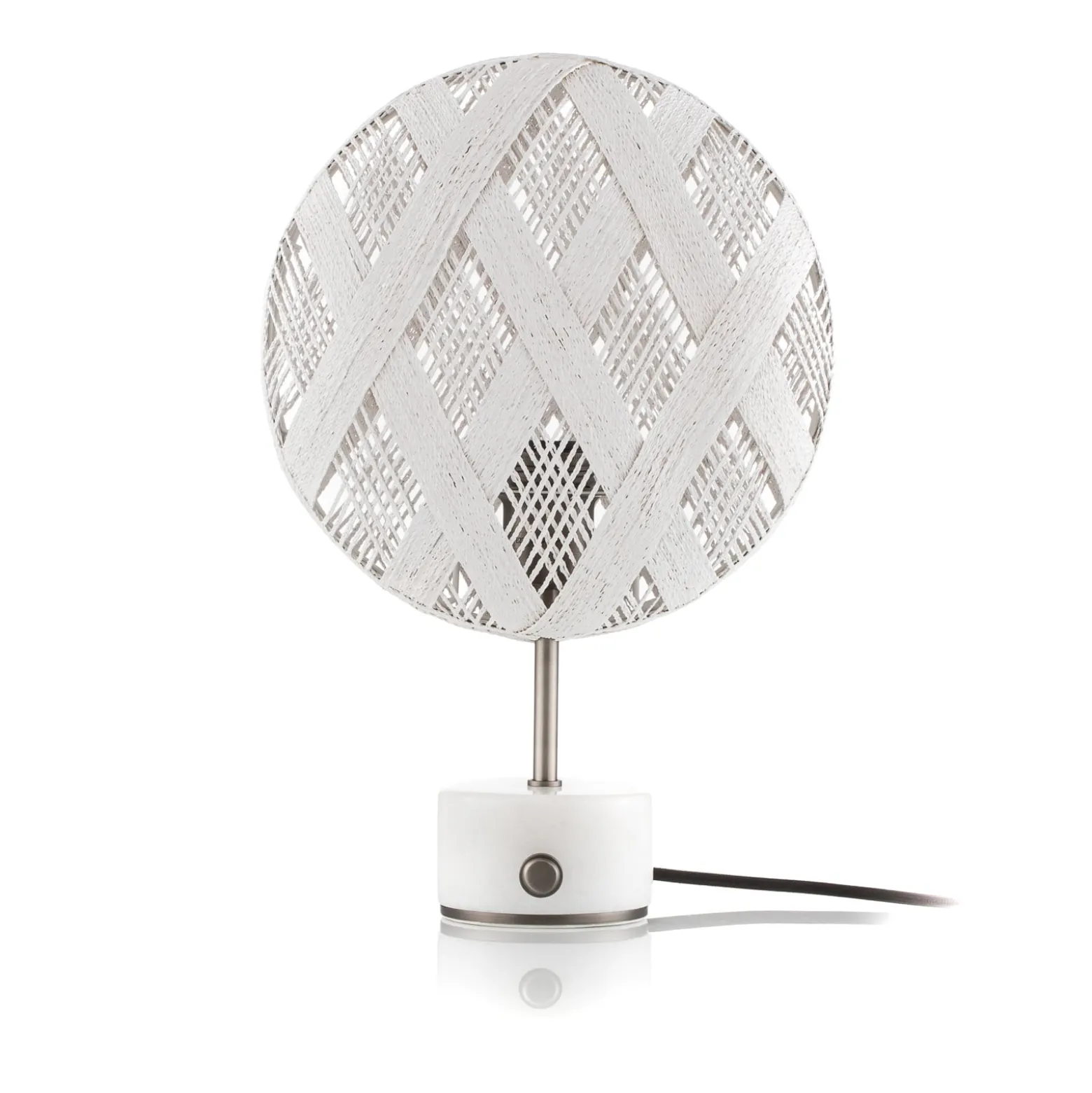Forestier Chanpen S Diamant Tisch silber/weiß