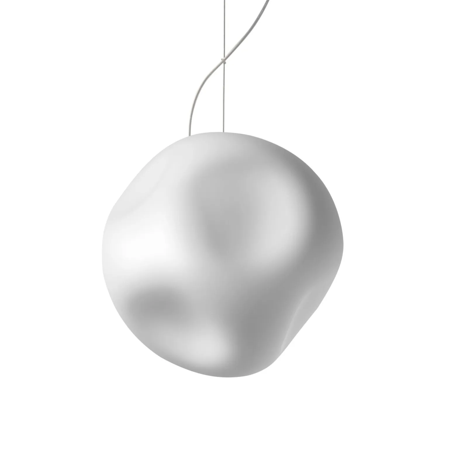 Foscarini Hängeleuchte Hoba Media, Ø 24 cm, Abhängung 350 cm