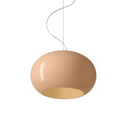 Foscarini LED-Hängelampe Buds 2, cipria, Abhängung 350 cm