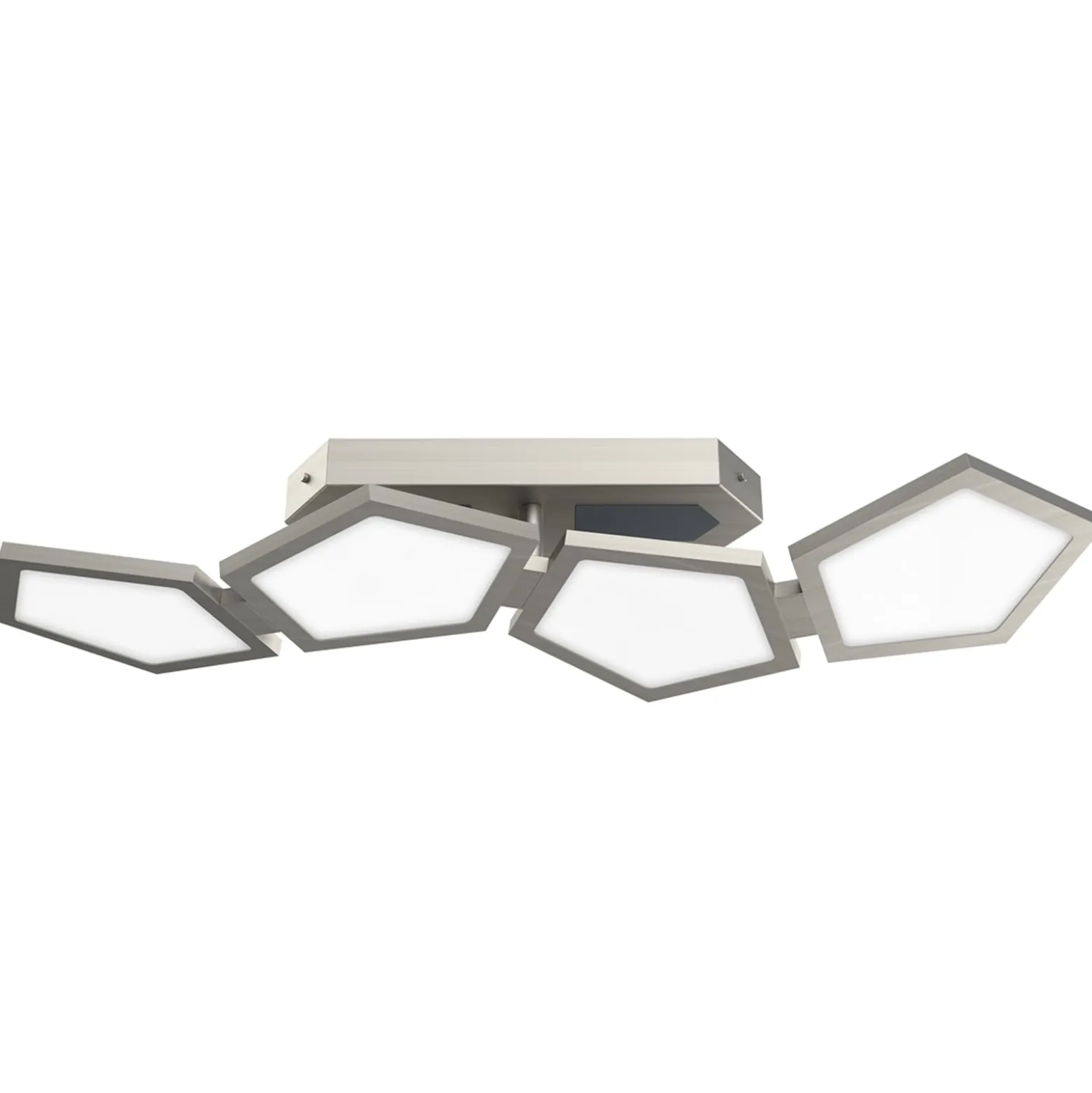 Funktionelle LED-Deckenleuchte Poly mit FB