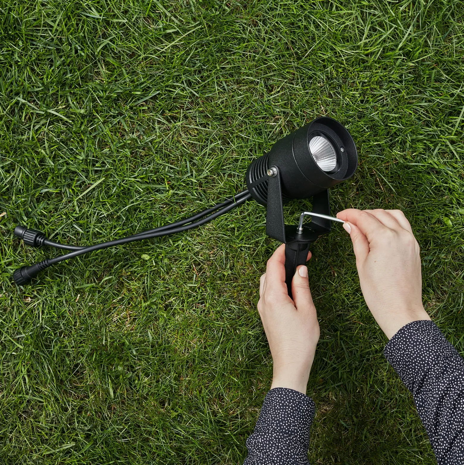 Garden 24 LED-Spotlight, schwarz, 6 Watt