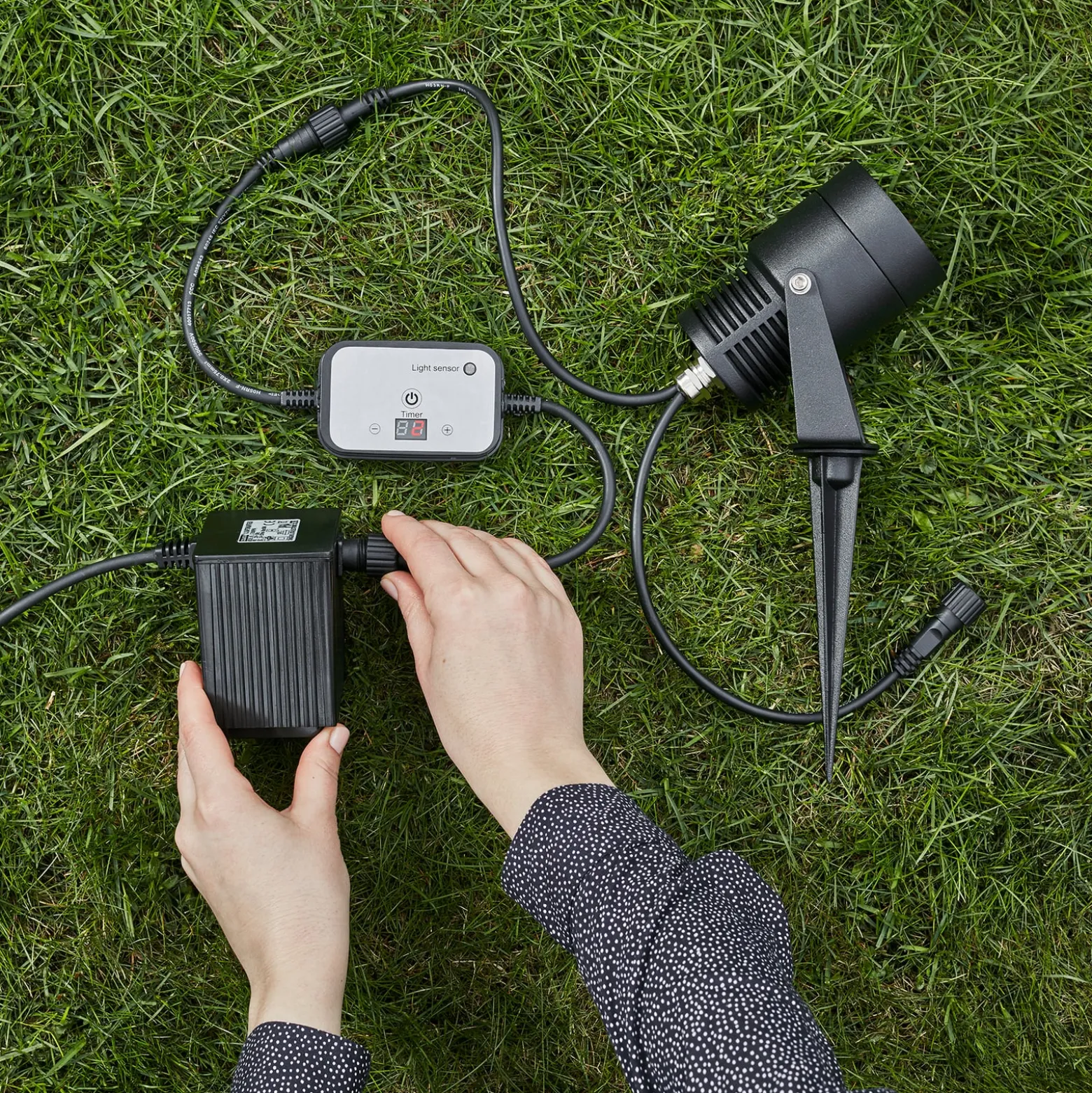 Garden 24 LED-Spotlight, schwarz, 6 Watt