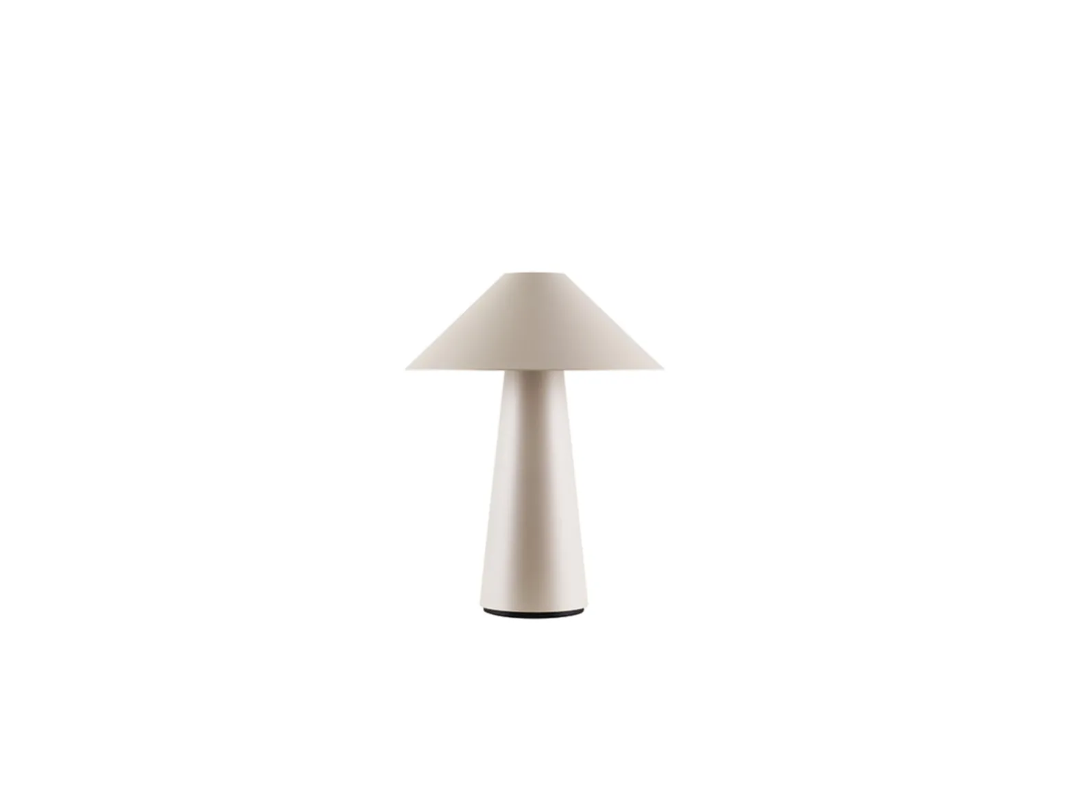 Globen Lighting Akku-Tischlampe Cannes, beige, 26 cm IP44