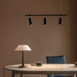 Globen Lighting Pendellampe Hubble 3 schwarz Länge 75 cm 3fl