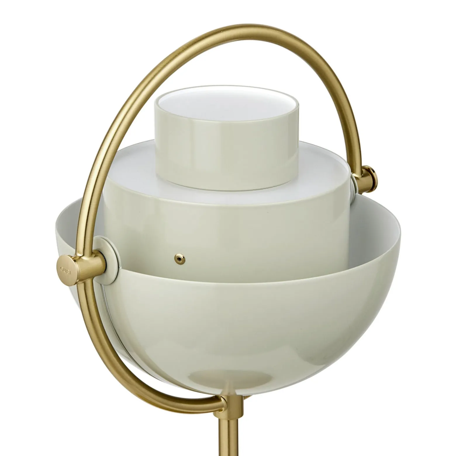 GUBI Akku-Tischleuchte Multi-Lite, messing/grau, 30 cm
