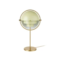 GUBI Tischleuchte Multi-Lite, Höhe 50 cm, messing/creme