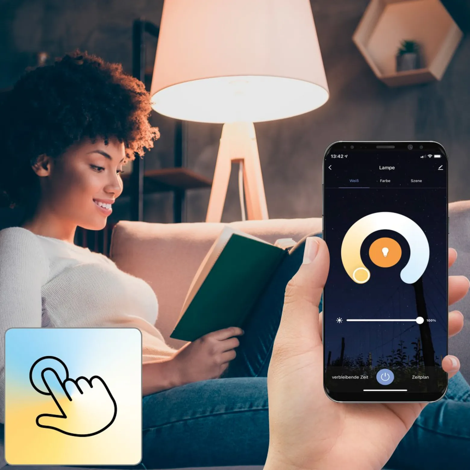 Hama WLAN LED-Einbauspot, App-Steuerung CCT weiß