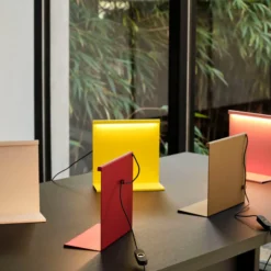 HAY LBM LED-Tischleuchte mit Dimmer, tomatenrot