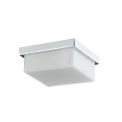 Helestra Cosi LED-Deckenleuchte chrom 11x11 cm