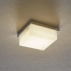 Helestra Cosi LED-Deckenleuchte chrom 11x11 cm