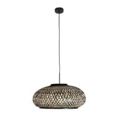 Hängelampe Sparkled Light 4476ZW, Bambusgeflecht, Ø 50 cm
