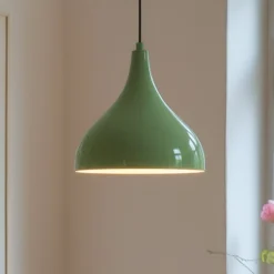 Hängeleuchte Adash, mintgrün, Metall, Ø 26 cm, E27