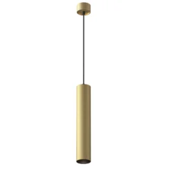 Hängeleuchte ARTISAN, gold matt, Ø 5,4 cm, Metall, GU10