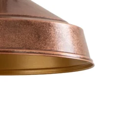 Hängeleuchte Augusta, kupfer/gold, Ø 40 cm, Metall, E27