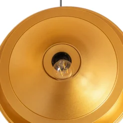 Hängeleuchte Augusta, kupfer/gold, Ø 40 cm, Metall, E27