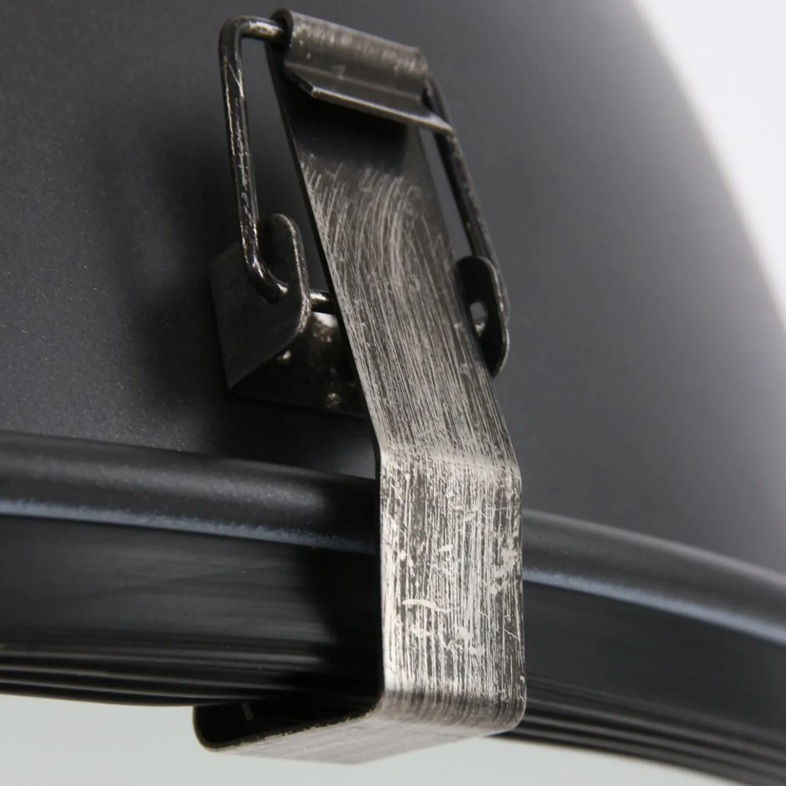Hängeleuchte Bikkel, Ø 42 cm, schwarz, Metall, Glas, E27