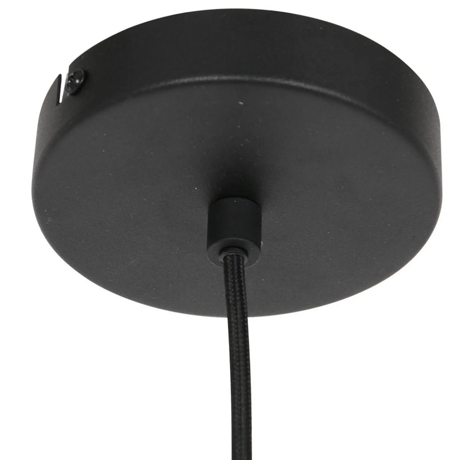 Hängeleuchte Flinter, schwarz, Metall, Ø 50 cm, E27
