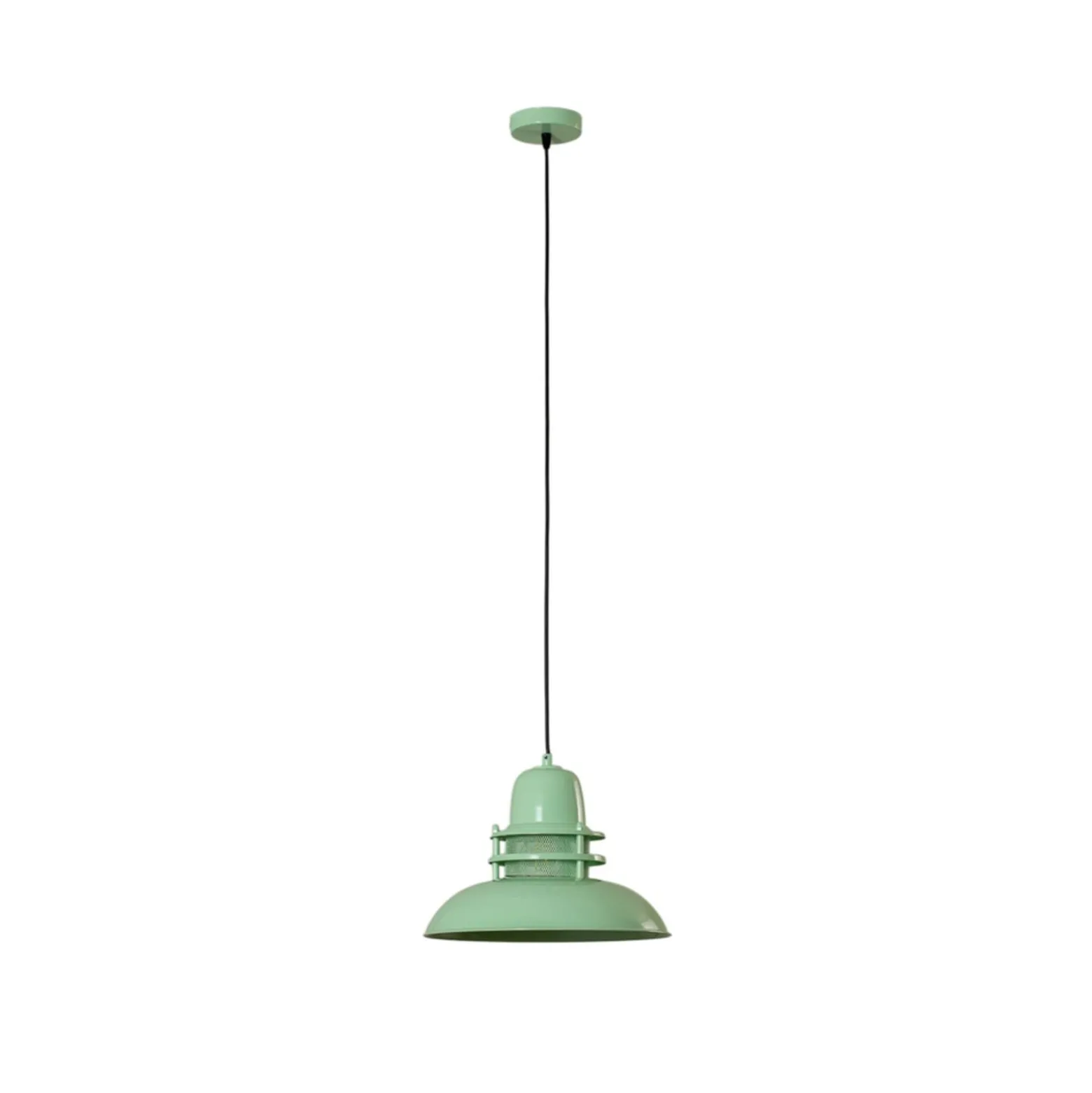 Hängeleuchte Lorenz, mintgrün, Ø 34 cm, Metall, E27