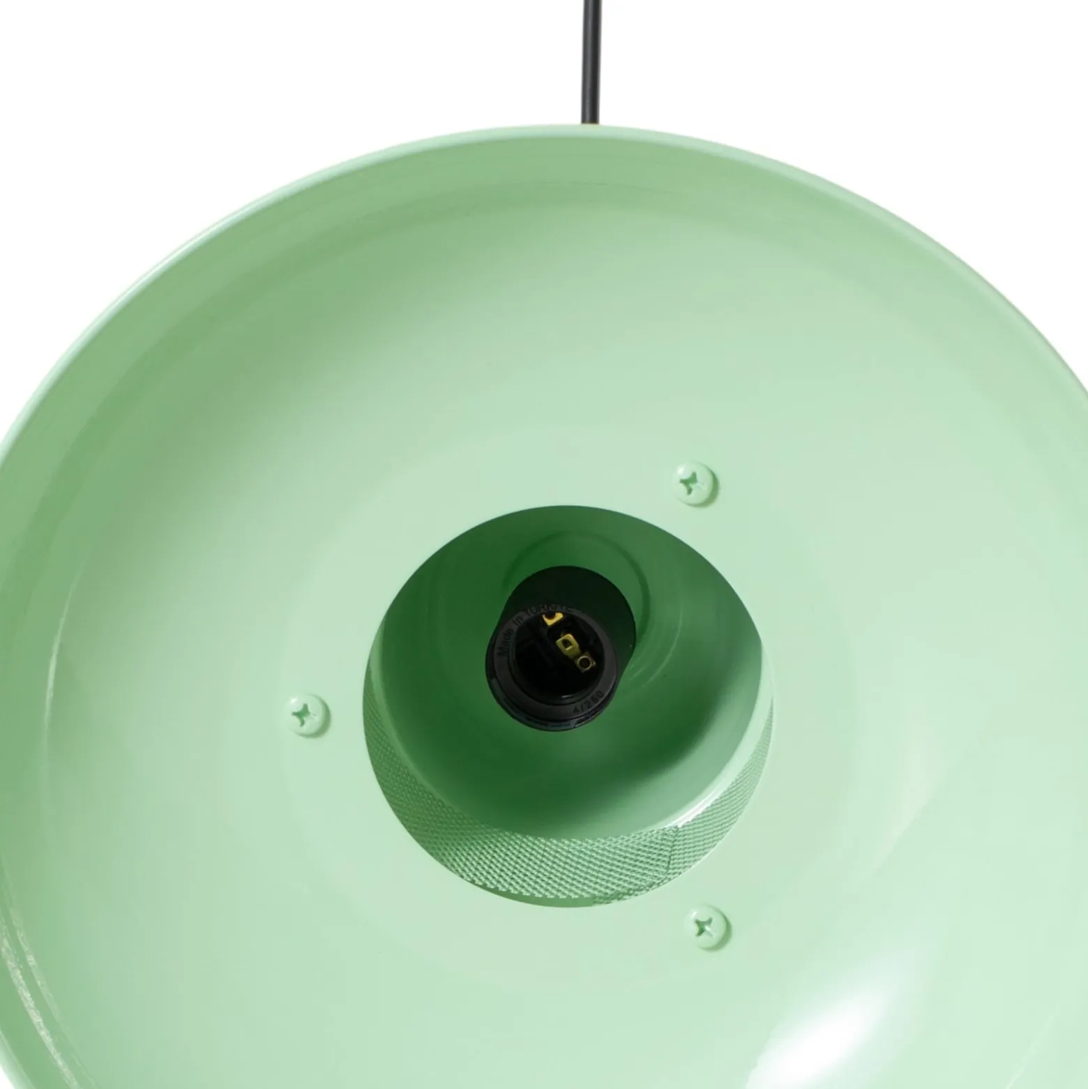 Hängeleuchte Lorenz, mintgrün, Ø 34 cm, Metall, E27