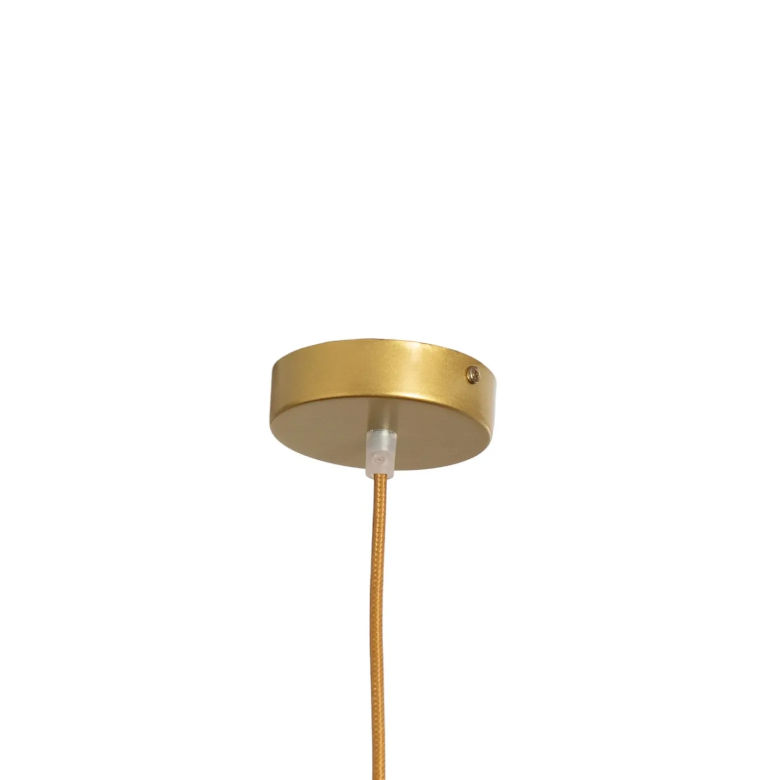 Hängeleuchte Monte aus Glas, einflammig, gold