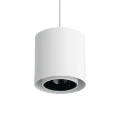 Hängeleuchte Point Duo, weiß, Stahl, Ø 13 cm, GU10