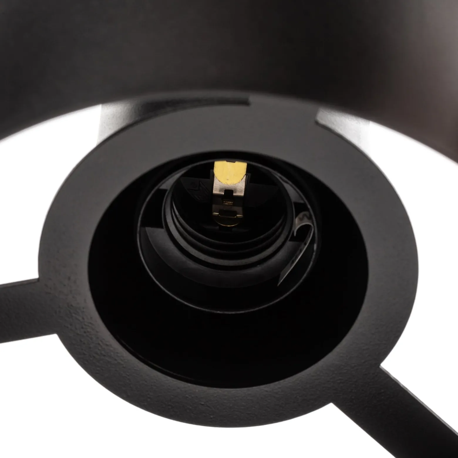 Hängeleuchte Rif 4, linear vierflammig, schwarz