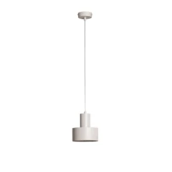 Hängeleuchte Rif S, taupe, 1-flammig, Ø 15 cm, Stahl