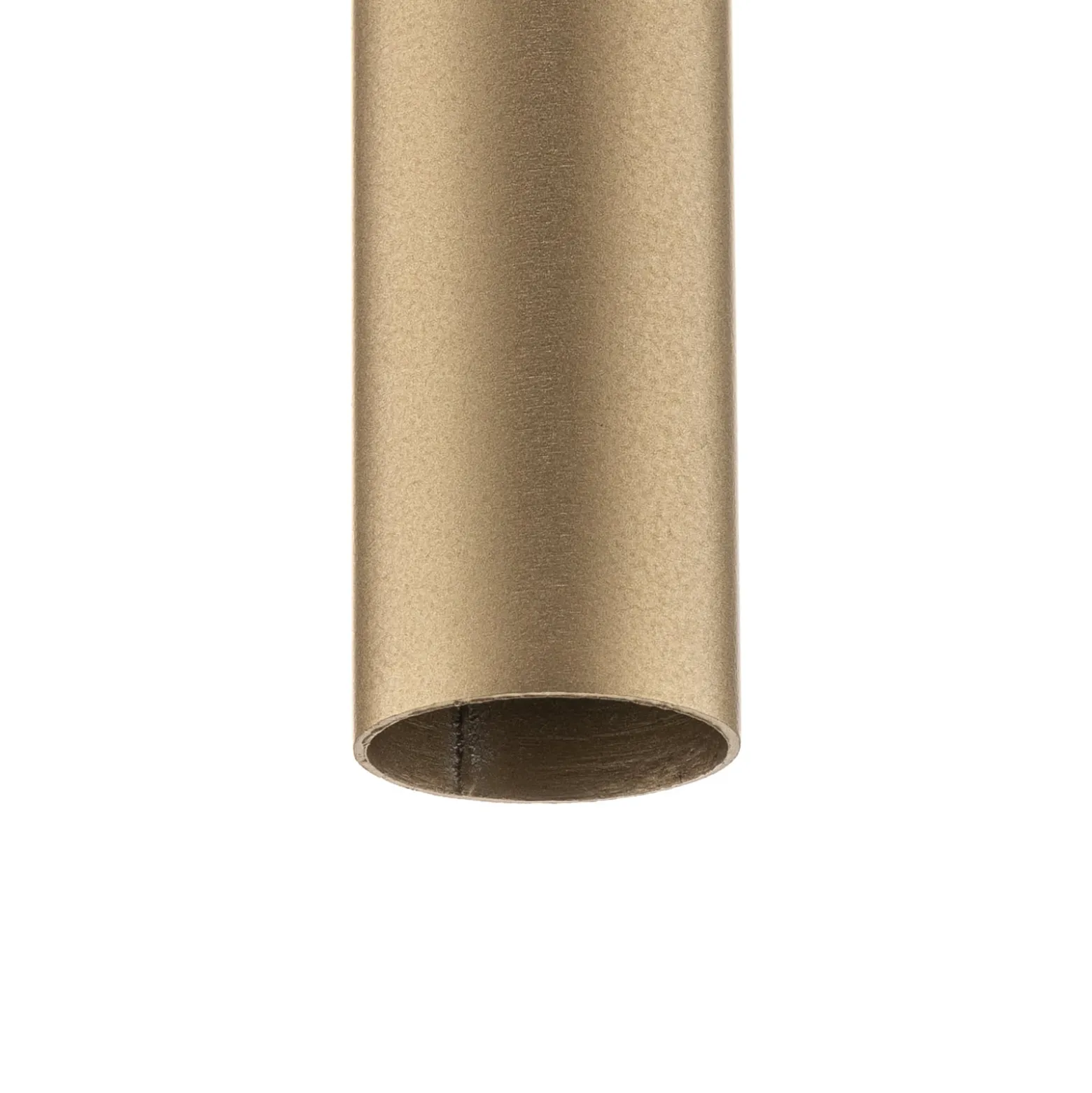 Hängeleuchte Sopel 1, gerade, gold matt