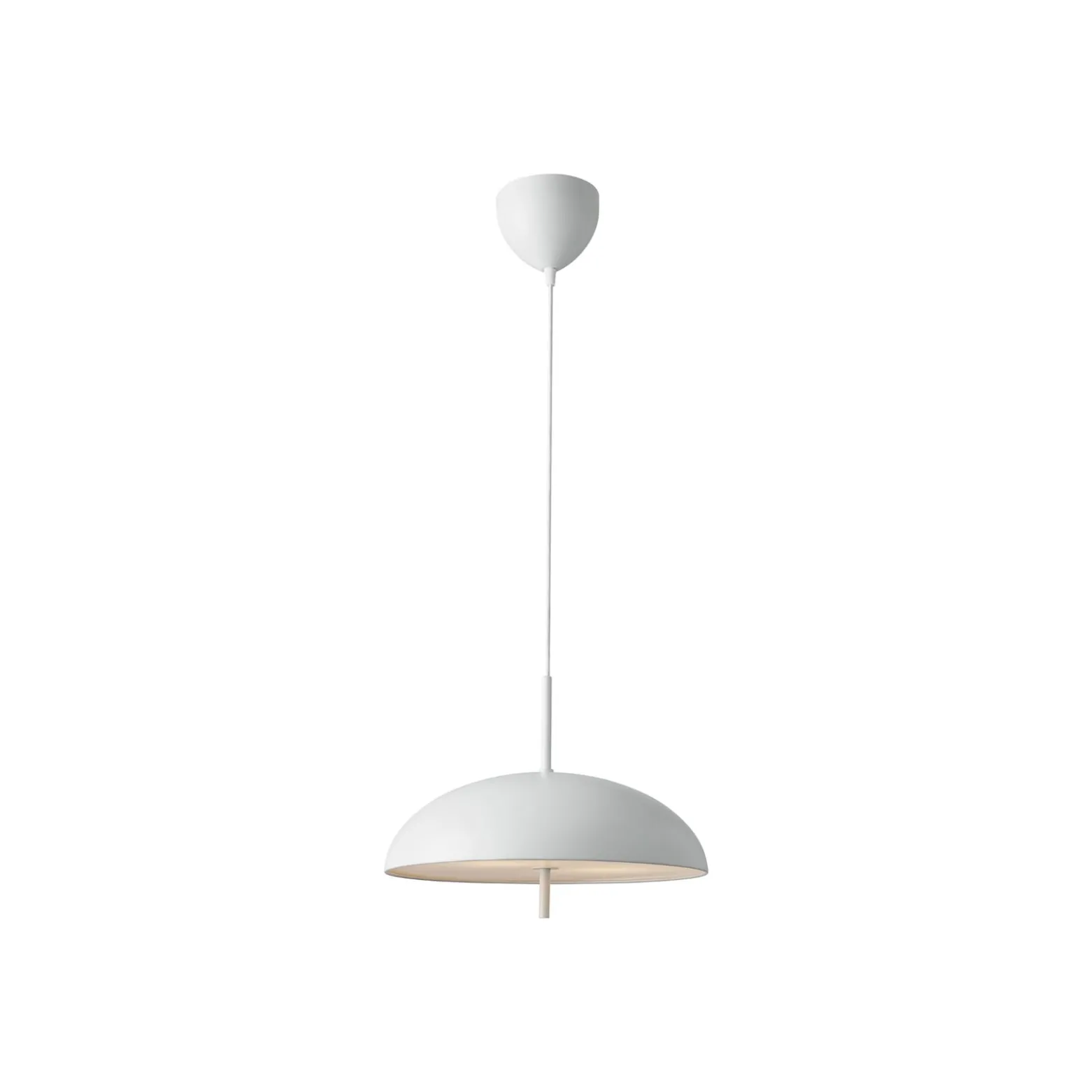 Hängeleuchte Versale, weiß, Ø 35 cm, Metall, 2 x E27