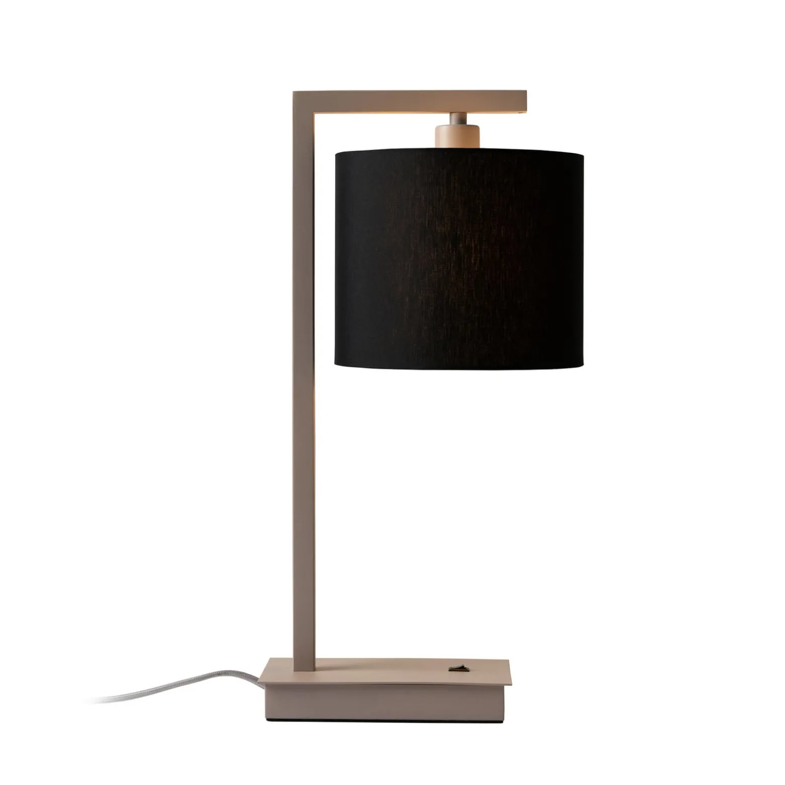 IT'S ABOUT ROMI Tischlampe Boston, schwarz/sandfarben
