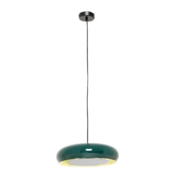KARE Hängeleuchte Lia, blau, Stahl emailliert, 38 cm